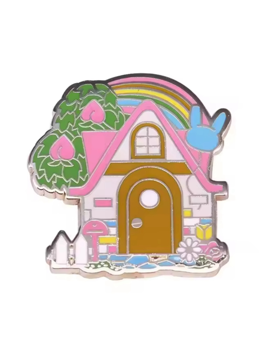 Pastel Cottage Animal Crossing Enamel Pin